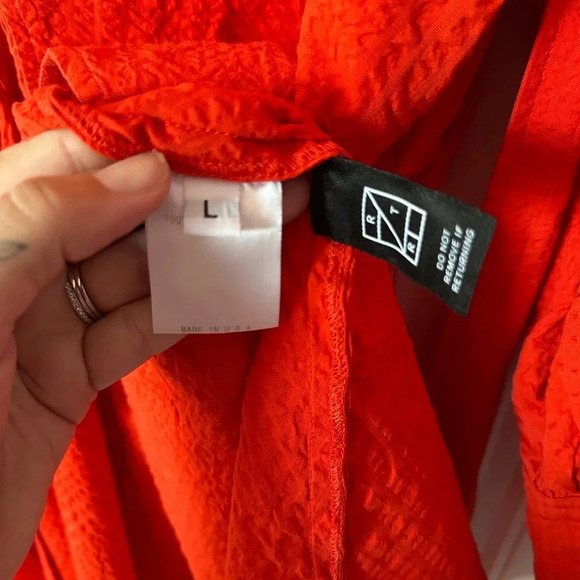 ADEAM | Textured Wrap Dress | Size Large - Picture 11 of 13